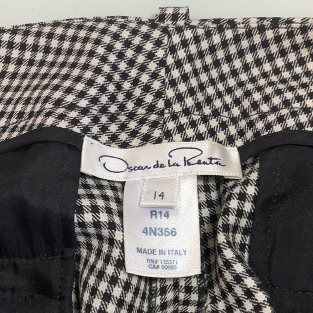 Oscar de la Renta Resort High Rise Wool Blend Pants - Picture 9 of 13